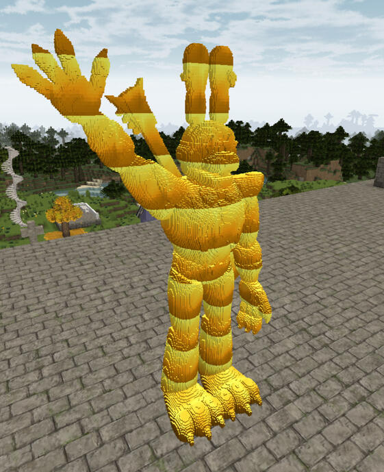 Glamrock Bonnie Statue (View 2)