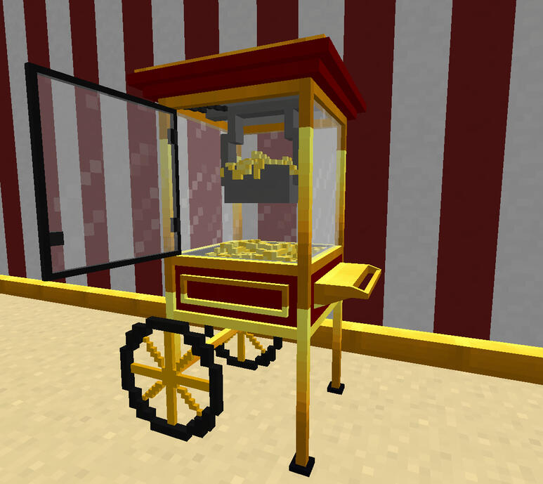 Popcorn stand (door open)