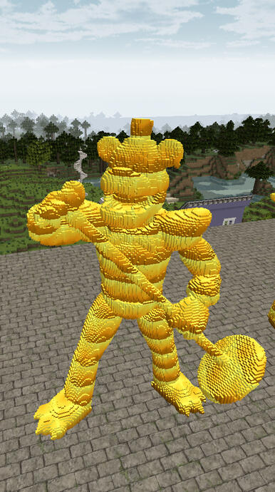 Glamrock Freddy Statue (View 2)