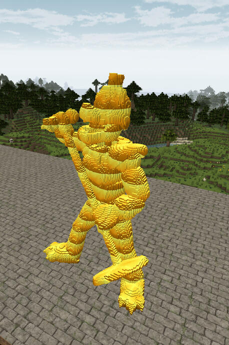 Glamrock Freddy Statue